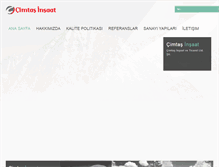 Tablet Screenshot of cimtasinsaat.com